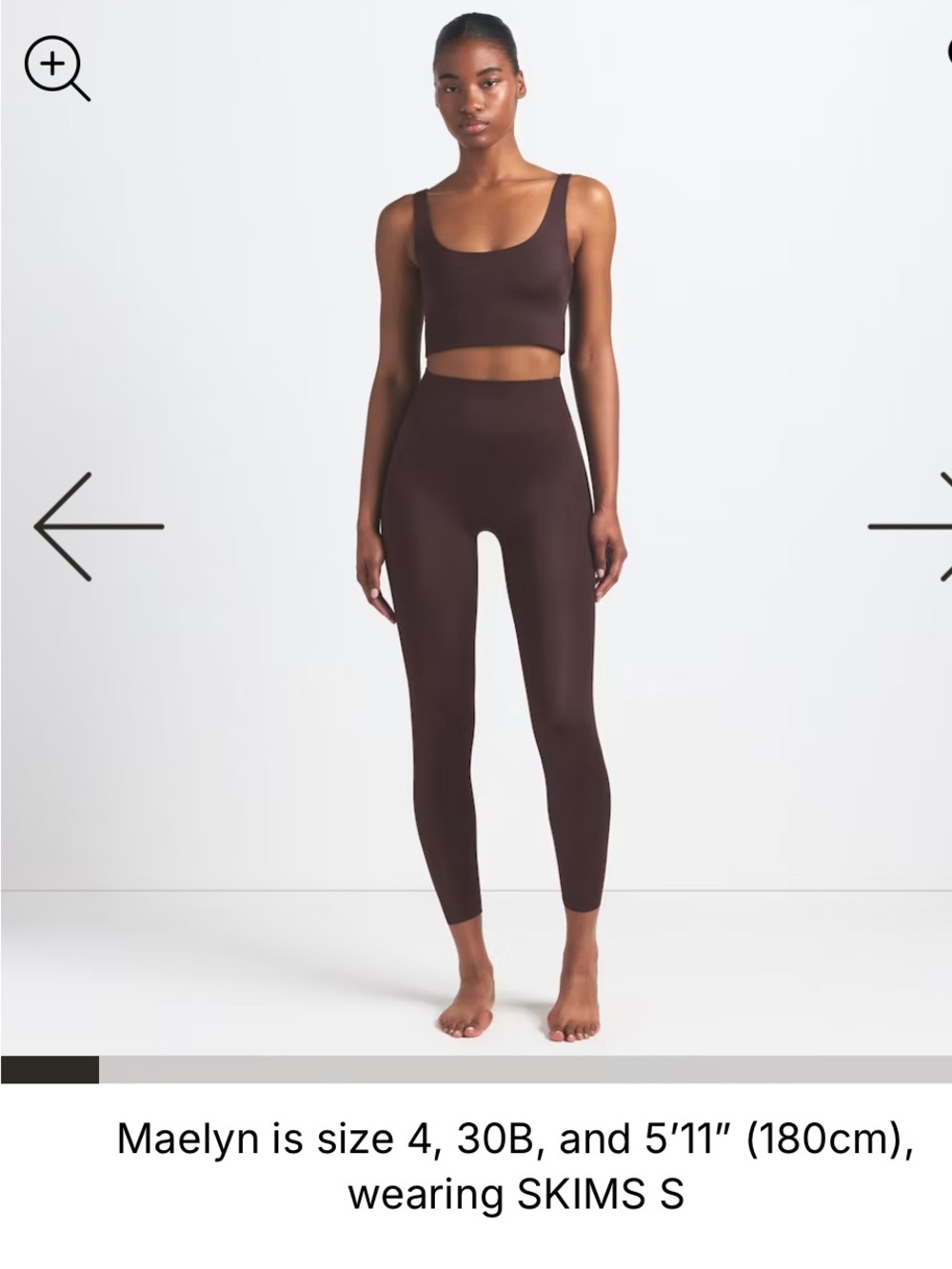 SKIMS Nike Women's Phoenix High-Rise Seamless Leggings 26”